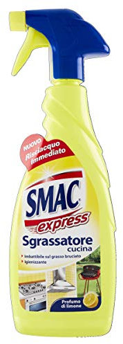Smac Express - Sgrassatore Cucina al Limone, Detergente Spray Multisuperficie con Azione Sgrassante, 650 ml