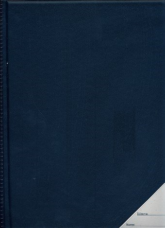 Notenmappe A4 20 Taschen schwarz