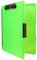 Dexas 3517-807 Slimcase 2 Klemmbrett mit seitlicher Öffnung, Kunststoff, neon Green, 12.5 x 9.5