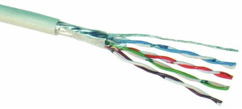 Tecline CAT 5e Verlegekabel FTP, 100 m Ring, halogenfrei
