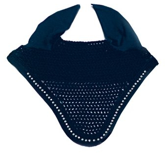 AIKO Exklusive Fliegenohren Brilliance - Strassbordüre, marine, WB