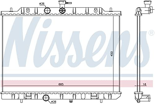 Nissens Radiator - 67365