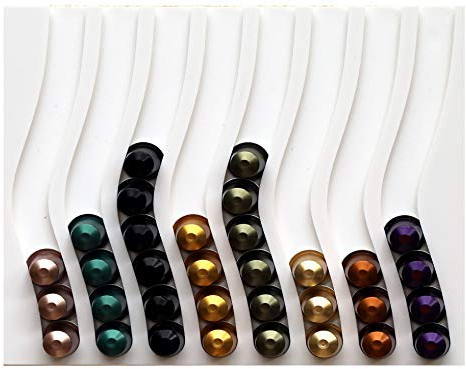 Nespresso Capsule Dispenser for 80 Refill Capsules brown