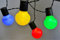 LED Party-Lichterkette 17,5 m mit 50 Kugel-Laternen bunt für innen und außen
