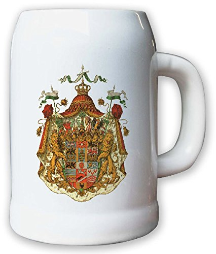 Krug/Bierkrug 0,5l - Herzogtum Sachsen-Altenburg großes Wappen Herzog #9443
