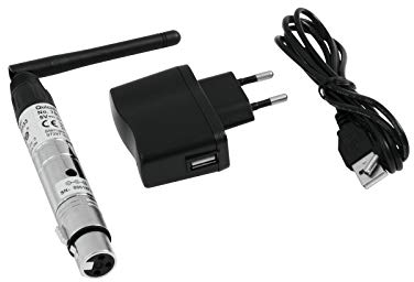 EUROLITE QuickDMX Funkempfänger | Kompakter DMX-Funkempfänger 2,4 GHz