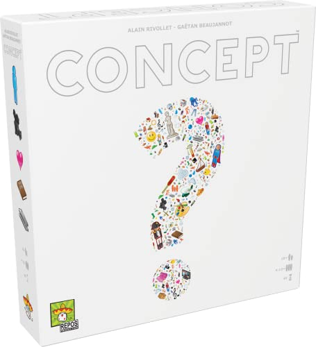 Asmodee - Concept, Brettspiel, 4-12 Spieler, 10+ Jahre - Italienische Sprache
