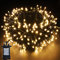 YOSION 40M LED String Fairy Lights On Dark Green Cable with Various Light Effects, Ideal for Christmas Tree, Xmas, Party,Wedding,ETC (Warm White,400 LEDs)