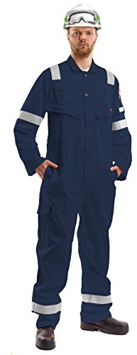 Roots Original RO13090 Flamebuster Nordic Arbeitsoveralls, Größe 56, Marine