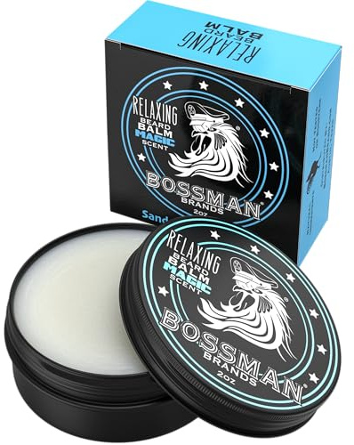 Bossman Relaxing Beard Balm for Men (Magic Scent) - Made in Texas