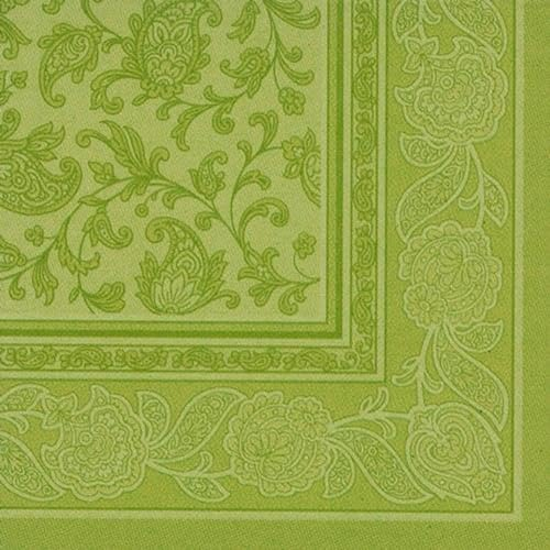 250 Servietten ROYAL Collection 1/4-Falz 40x40cm olivgrün Orn