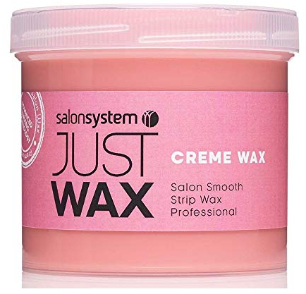 Salon System Just Wax Ideal Cream Wax for Short/Stubborn Hair 450g. 3 Pack