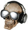 OOTB 78/5736 Totenkopf, Spardose, Mehrfarbig