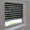 Easy-Shadow Universal Doppelrollo Klemmrollo Außenmaß Breite 125 x 130 cm Höhe - 125x130 cm Anthrazit (dunkelgrau, schwarz) - Vario Kleberollo Easy&Fix inkl. 2 Stück Klemmträger und Seitenführung