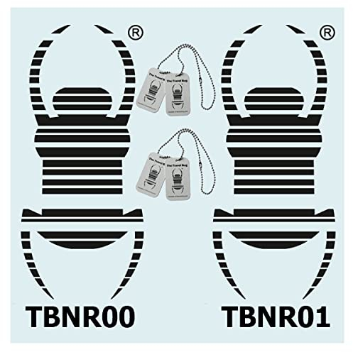 2 x Geocaching Travelbug Autoaufkleber Gr. L - schwarz- für Aussenseite Tb +Copy