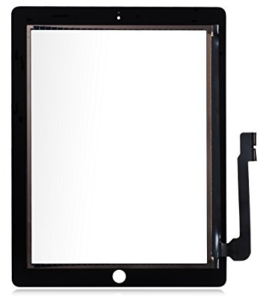Schwarz Ersatz Digitizer Touch Screen Front Glas Display für Apple iPad 3 + Gratis Werkzeug