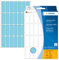 HERMA 2363 Vielzweck-Etiketten, 896 Stück, 13 x 40 mm, 28 pro Bogen, selbstklebend, Haushaltsetiketten zum Beschriften, matt, blanko Papier Klebeetiketten Aufkleber, blau