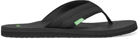 Sanuk Herren Beer Cozy#2 Zehentrenner, Schwarz (Black), 43 EU