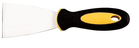TOPEX Malerspachtelsatz Klinge aus rostfreiem Stahl - Zum Verspachteln & Abkratzen von Farbe oder Tapete/Universalspachtel/Griffspachtel Kunststoffgriff Maler Werkzeug - 50 mm