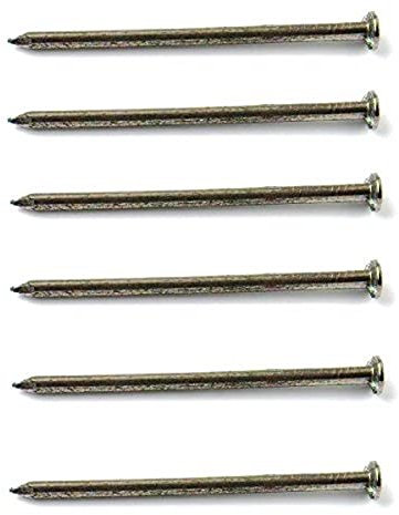 Merriway BH03729 65 mm Runder Drahtstift, Weiß, 125 Stück