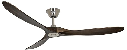 Fan CasaFan ECO GENUINO 180 BN-NB Ventilateur de plafond (Ø x H) 1800 mm x 290 mm Couleur des pales : noyer
