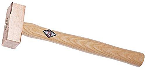 Picard 0033001-0500 Kupferhammer Fäustelform mit Eschenstiel, 500 g