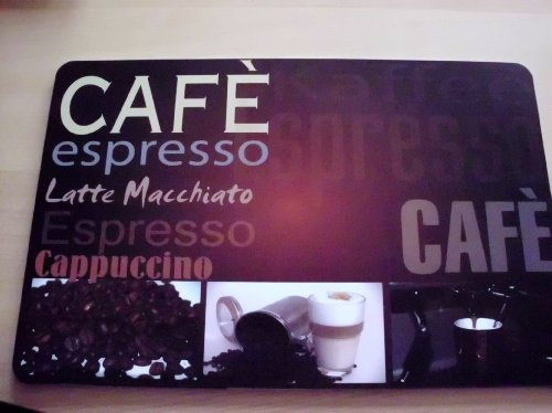 4 er Platzset Platzdeckchen Untersetzer Tischset Platzmatte Motiv: Kaffee #2