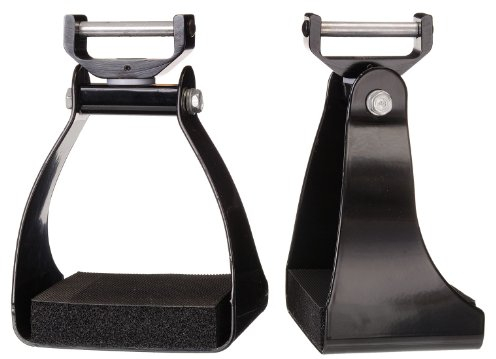 Tough 1 Swivel and Lock Endurance Steigbügel, Schwarz, 7,6 cm