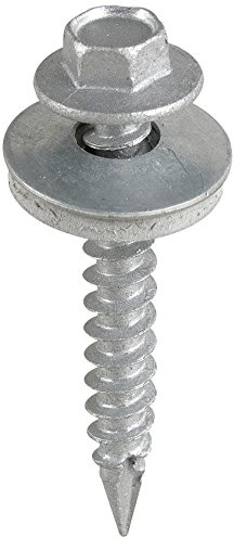 TIMco DS80W16B Hex Double Slash Timber Screw 6.3 x 80 and M16 Washers - Silver Ruspert (Box of 100)