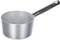 Pentole Agnelli Linea Alluminio 3 mm Professionale Casseruola Alta con Manico Inox, Argento, 14 cm