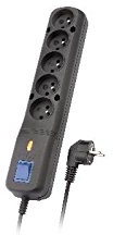 Marque + Inconnue – LESTAR 5 + lf-530wa, Surge Protector, 5 m, Black