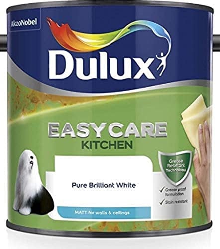 Dulux Kitchen Plus Matt Paint, 2.5 L - White