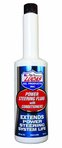 Lucas Oil Power Steering Fluid with Conditioners, 16 Ounce, Case of 12