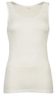 Dilling Merino Unterhemd für Damen - aus 100% Bio-Merinowolle Natur 36
