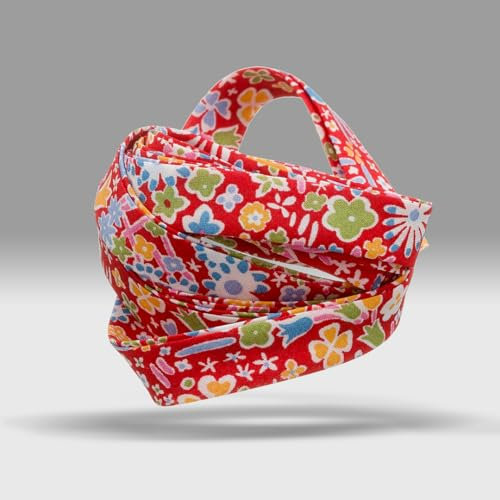 Liberty of London Schrägband Kayoko, 10 mm, Rot, 1 m