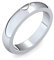 Damen Ehering Trauring Silber 925 mit Zirkonia Devotion Damenring Amoonic Schmuck Gr. 52 (16.6) Partnerring einzeln Verlobungsring ER41SS