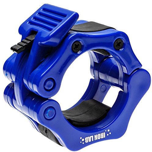 Iron lab Abrazaderas Mancuerna para Barras Olímpica 50mm Cierres Barra de Pesas Abrazaderas Topes para Barras - ideal para Levantamiento de Pesas, Entrenamiento Cruzado, Fitness