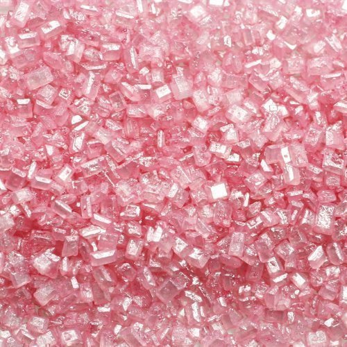Sparkling Sugar crystals 30g - cupcake Cake Sprinkles for Decorating (Pink)