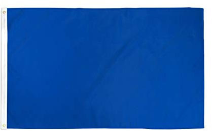 AZ FLAG - Bandera Comisario De Pista Azul - 90x60 cm - Bandera Comisarios De Carreras - Formula 1 100% Poliéster Con Ojales de Metal integrados - 50g - Colores Vivos Y Resistente A La Decoloración