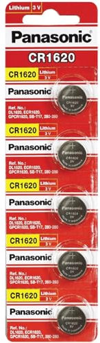 Panasonic CR1616 3 Volt Lithium Coin Battery (4 Packs of 5)