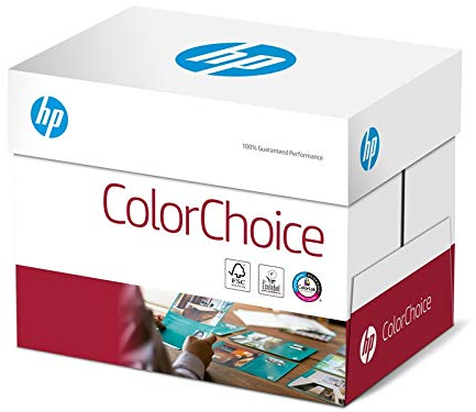 HP Farblaserpapier, Druckerpapier Colorchoice CHP 762 - 120 g, DIN-A3, 1500 Blatt (6x250), weiß