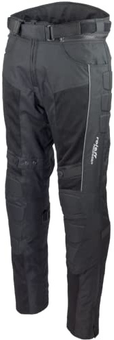 Roleff Racewear Motorradhose Textil/Mesh, Schwarz, Unisex, Extra kurze Länge, XXL, Hose