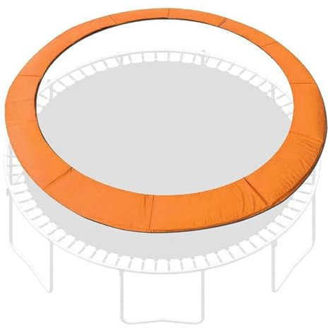 SkyBound Universal-Ersatz-Trampolin-Pad, Trampolin Ersatzteile, Trampolin Zubehör (passend für bis zu 20,3 cm Federn) – Federabdeckung (orange)