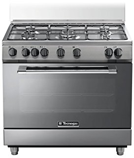 Tecnogas P965GVX Libera installazione Piano cottura a gas Acciaio inossidabile cucina