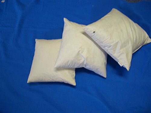 Daunenbettenfabrik 6 X Federkissen ca. 40x40cm Kissenfüllung, Innenkissen, Kissen 360g Füllung Füllkissen/Federkissen/Sofakissen 6-er Set deutsche Produktion (6)