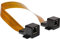 InLine 69991I Patch Cable Window Feed-Through 2x RJ45 Female Unshielded 0.3m Black