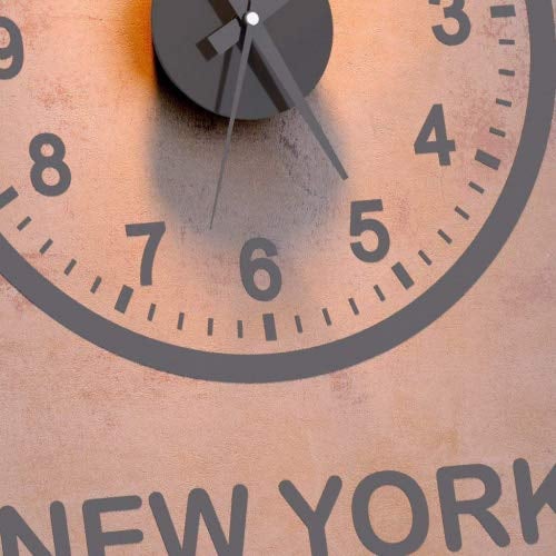 balvi - World Clock Wanduhr. Umfasst DREI Uhren und DREI Aufkleber. London - Paris - New York. Wird m