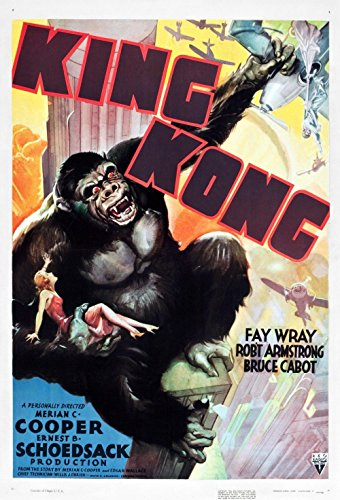 King Kong und die weiße Frau (1933) | US Import Filmplakat, Poster [68 x 98 cm]