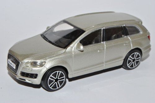 Bburago A-U-D-I Q7 SUV Ab 2005 Gold Silber 1/43 Modell Auto