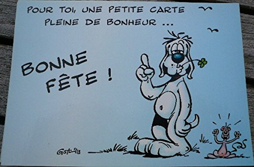BD – Fluide Glacial – Gotlib (Bonne fête) – 10 x 15 cm Postkarte